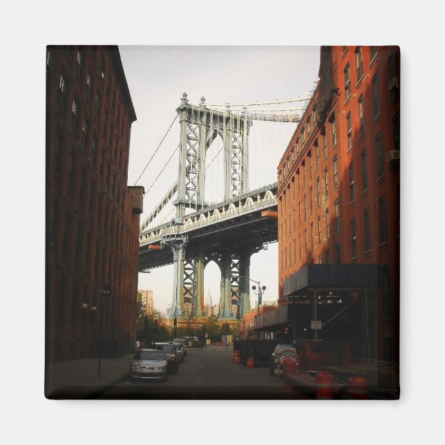 Imán El puente de Manhattan, A Street View (Frente)