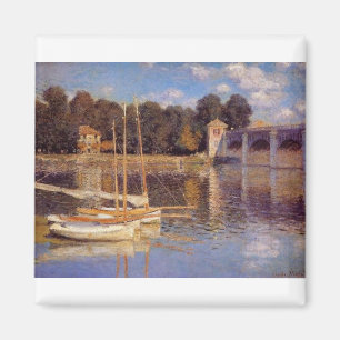 Imán El puente en Argenteuil Claude Monet