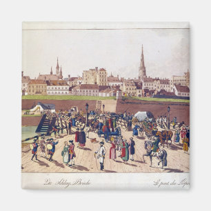 Imán El puente en Leopoldstadt, Viena, 1780