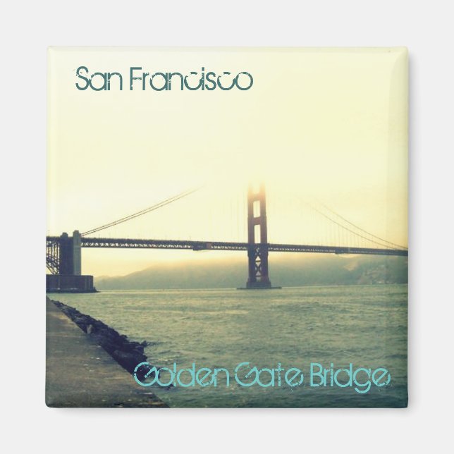 Imán El puente Golden Gate de San Francisco (Frente)