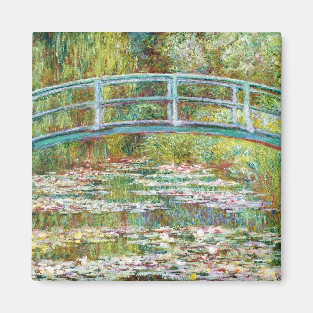 Imán El puente japonés Claude Monet de 1899 (Frente)