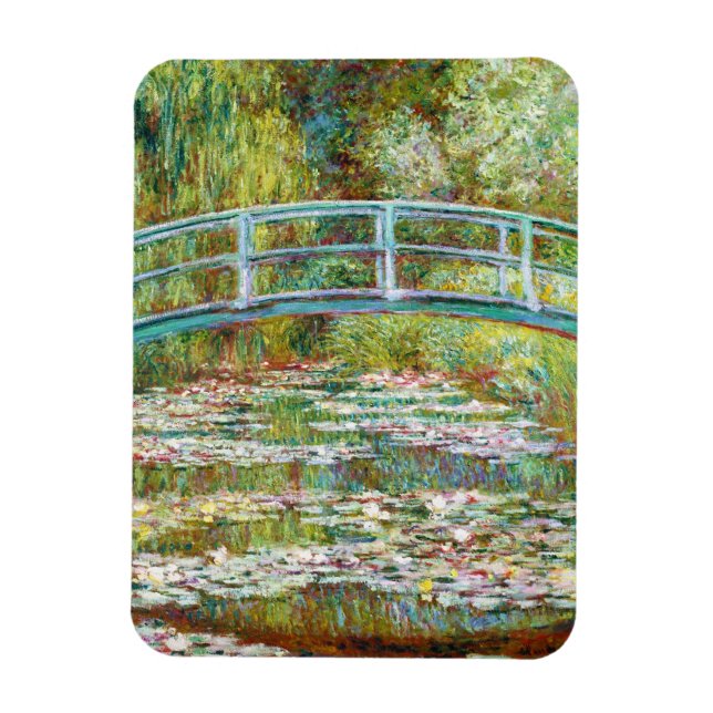 Imán El puente japonés Claude Monet de 1899 (Vertical)