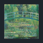 Imán El puente japonés (estanque de Lily-Agua), Monet<br><div class="desc">Oscar-Claude Monet (14 de noviembre de 1840 a 5 de diciembre de 1926) fue un pintor francés, fundador de la pintura impresionista francesa y el profesional más consistente y prolífico de la filosofía del movimiento de expresar las propias percepciones ante la naturaleza, especialmente en lo que se refiere a la...</div>