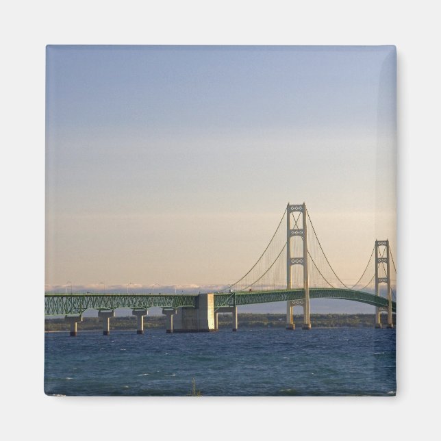 Imán El puente Mackinac que recorre los estrechos de 3 (Frente)