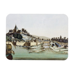 Imán El puerto y la ciudad de Malaca, Malasia,