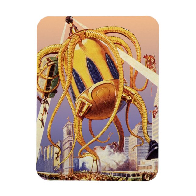 Imán El pulpo de la invasión de la guerra de extranjero (Vertical)