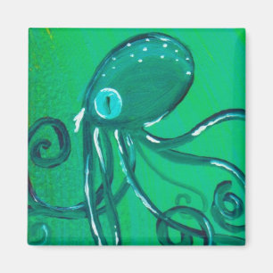 Imán El pulpo pintado