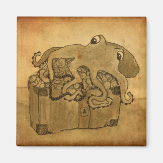 Imán El pulpo y el tesoro