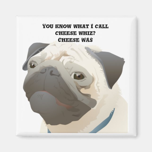 Imán "El queso estaba" (Frente)