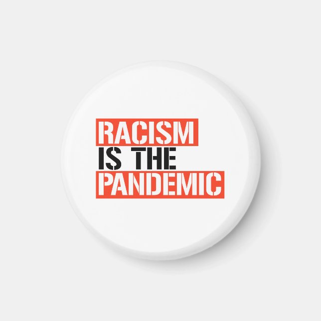 Imán El racismo es la pandemia (Frente)