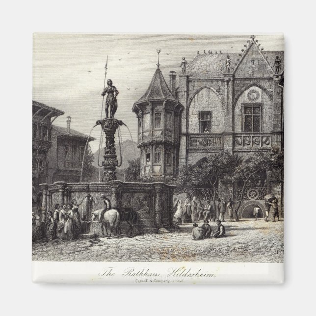 Imán El Rathhaus, Hildesheim (Frente)