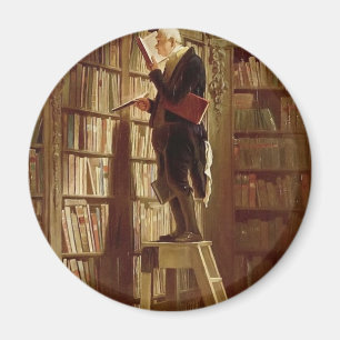 Imán El ratón de biblioteca