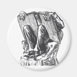 Imán El ratón de biblioteca