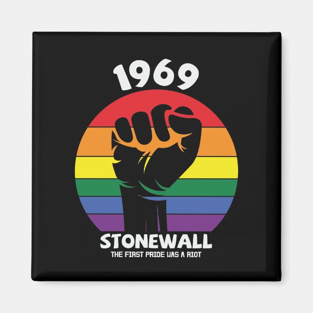 Imán El recuerdo de los disturbios en Stonewall (Frente)