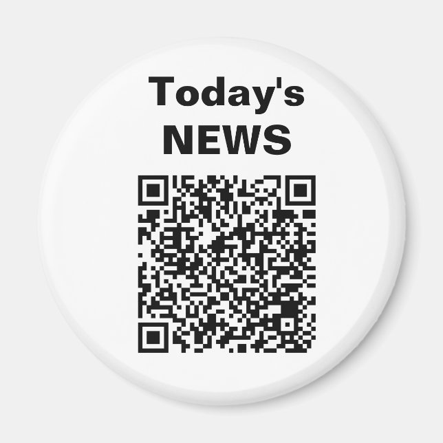 Imán El refrigerador de NOTICIAS de hoy (Frente)