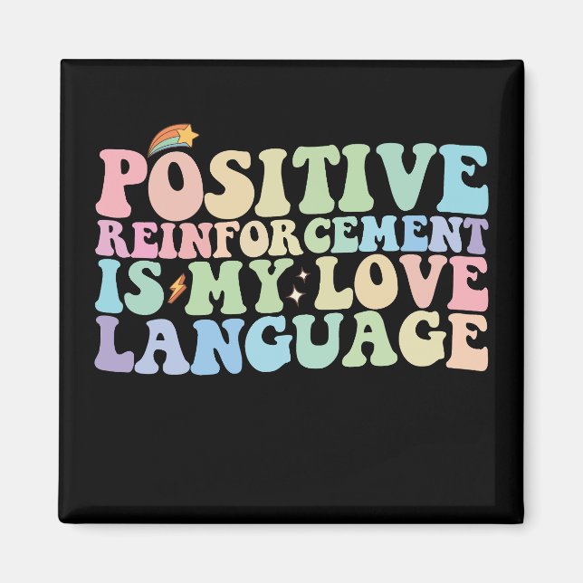 Imán El Refuerzo Positivo Es Mi Lenguaje del Amor Groov (Frente)
