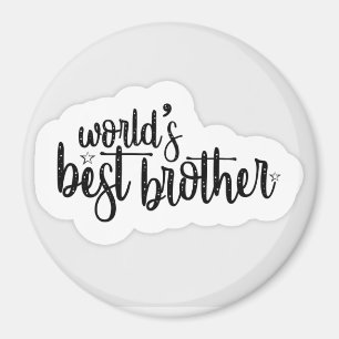 Imán El regalo de Magnet, el mejor hermano del mundo
