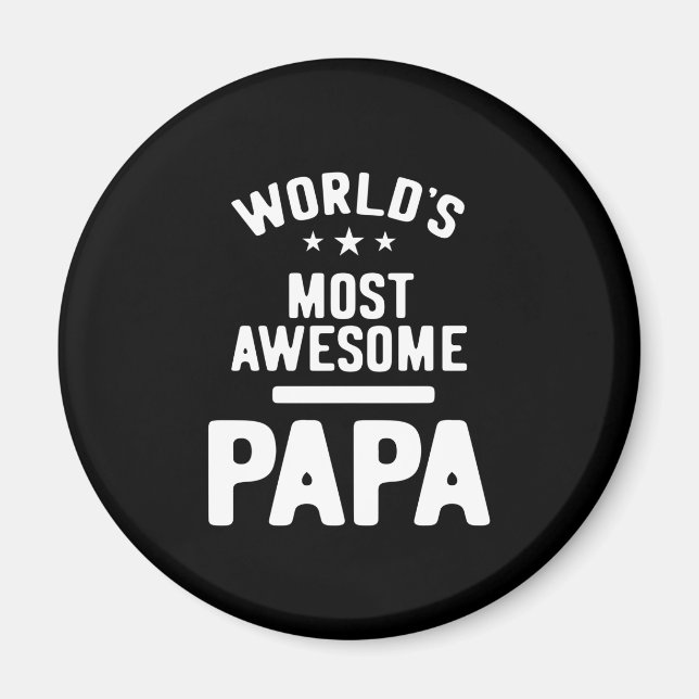 Imán El regalo de papá padre más asombroso del mundo (Frente)