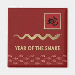 Imán El regalo del Año Chino de la Serpiente