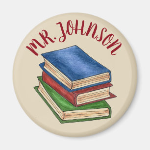 Imán El regalo del educador bibliotecario del profesor