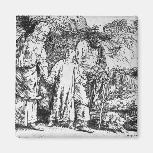 Imán El regreso de Egipto, o Jesucristo (Frente)
