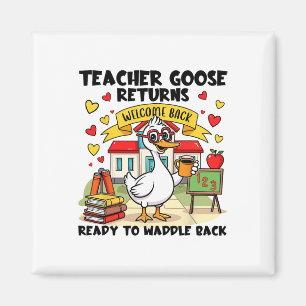 Imán El regreso de Teacher Goose