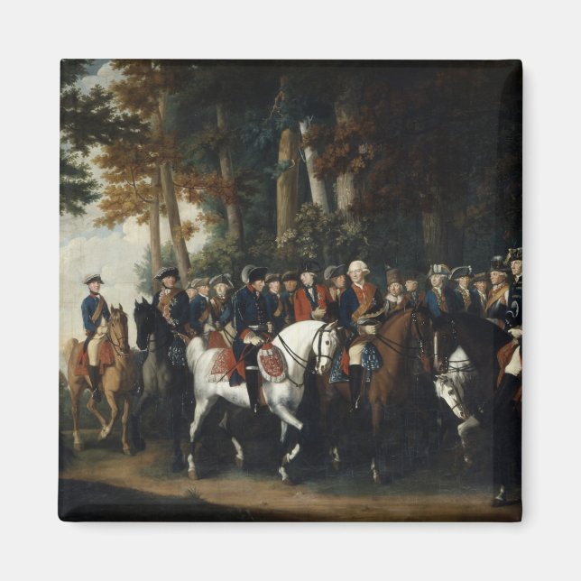 Imán El regreso del Rey Federico II de Preussen von (Frente)