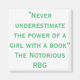 Imán El renombrado RBG nunca subestima la oferta