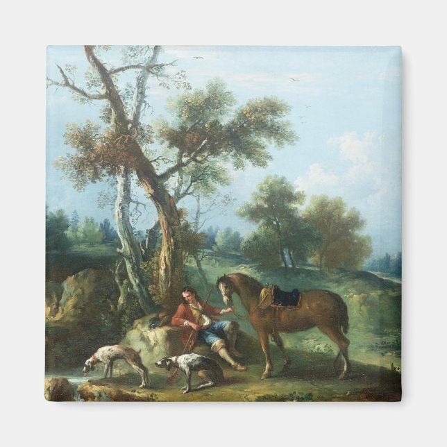 Imán El resto del cazador, siglo XVIII (Frente)