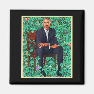 Imán El retrato del presidente Barack Obama 2028