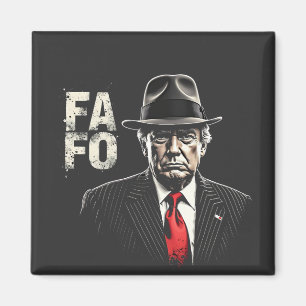 Imán El retro estadounidense Donald Trump FAFO Patriota