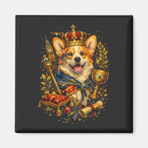 Imán El Rey Corgi