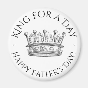 Imán El Rey del Día del Padre por un día