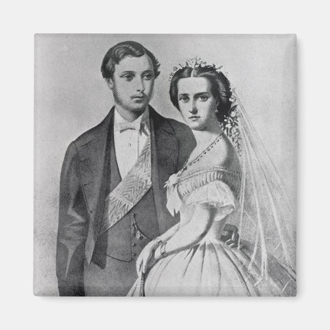 Imán El Rey Eduardo y la Reina Alexandra (Frente)