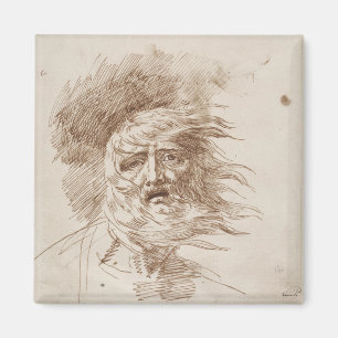Imán El Rey Lear en la tormenta (tinta de pluma y de bi