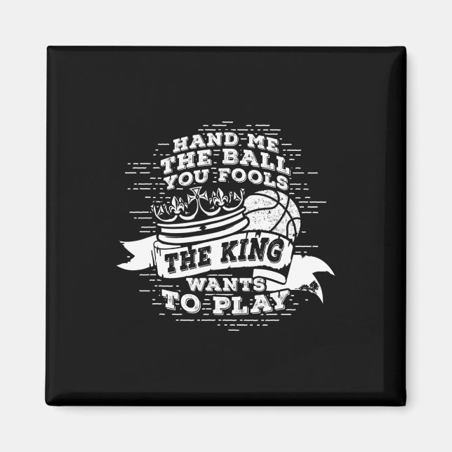 Imán El Rey quiere jugar al baloncesto divertido (Frente)