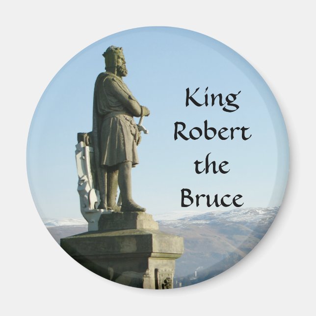 Imán El Rey Stirling de Escocia Robert el Bruce (Frente)
