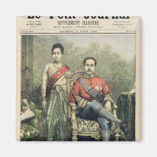 Imán El rey y la reina de Tailandia