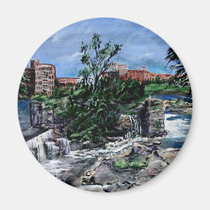 Imán El río Chattahoochee Columbus GA y ciudad de