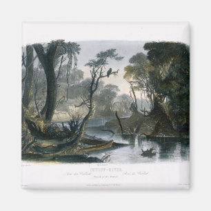 Imán El río del atajo, rama del Wabash, platea 8 de V