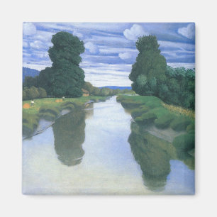 Imán El río en Berville de Felix Vallotton, Arte fino