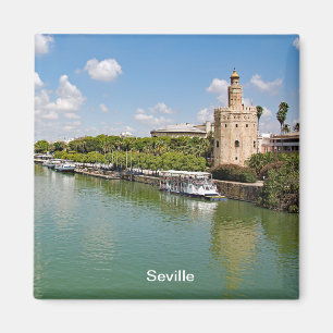 Imán El río Guadalquivir y la torre de oro