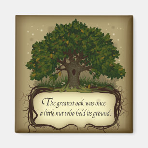 Imán El roble más grande fue una vez un chiflado que s