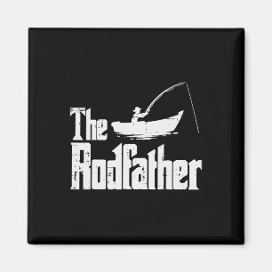 Imán El Rodfather Diversión Pesca Día del Padre Películ