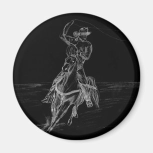 Imán El Roping del vaquero