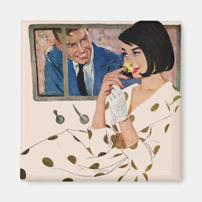 Imán El Rosa de oro (Frente)