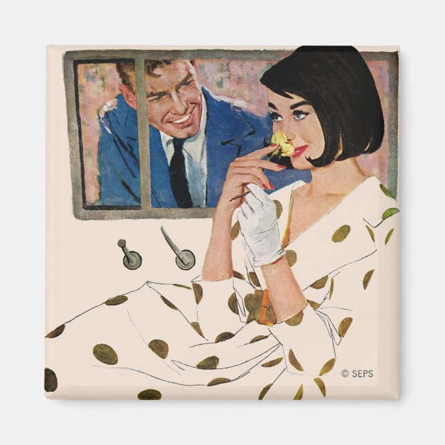 Imán El Rosa de oro (Frente)