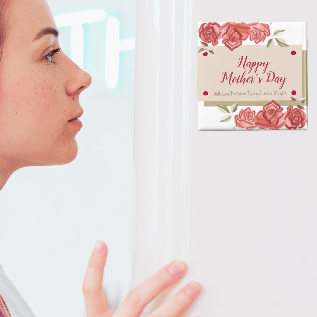 Imán El Roses Rojos Blancos El Único Día de las Madres  (Subido por el creador)