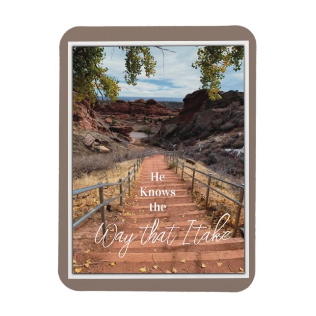 Imán Él sabe la forma en que tomo (Vertical)