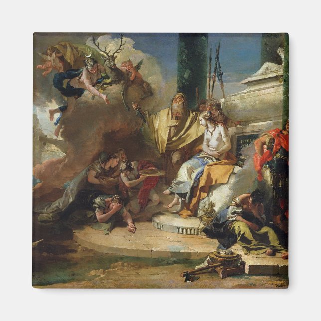 Imán El sacrificio de la fígenia (Frente)